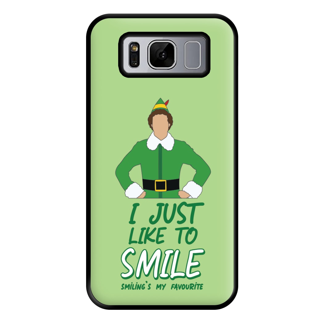 I Just Like To Smile Phone Case for Galaxy S8 Plus