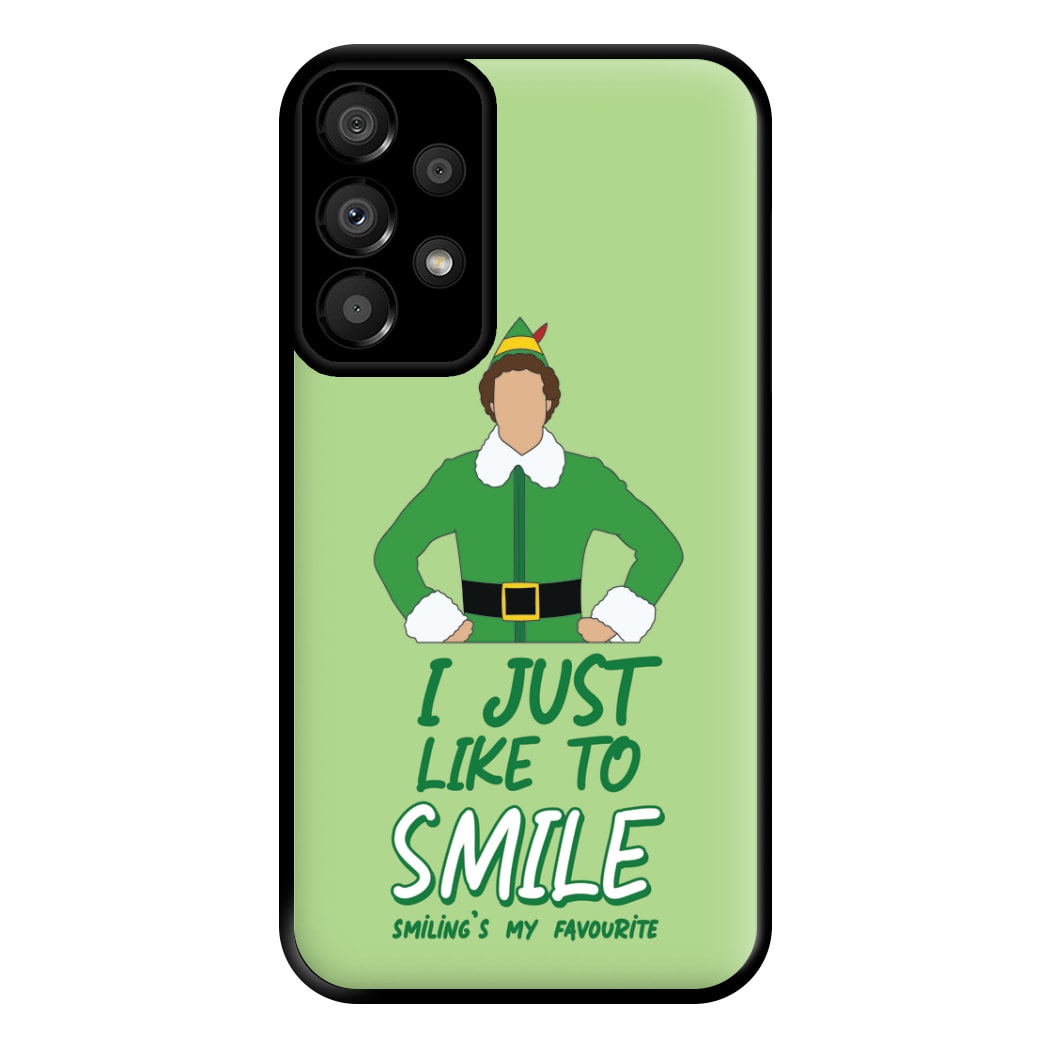 I Just Like To Smile Phone Case for Galaxy A33