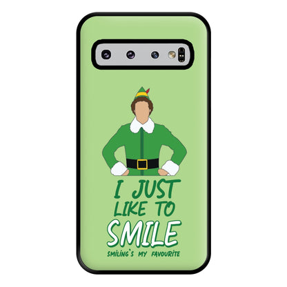 I Just Like To Smile Phone Case for Galaxy S10 Plus