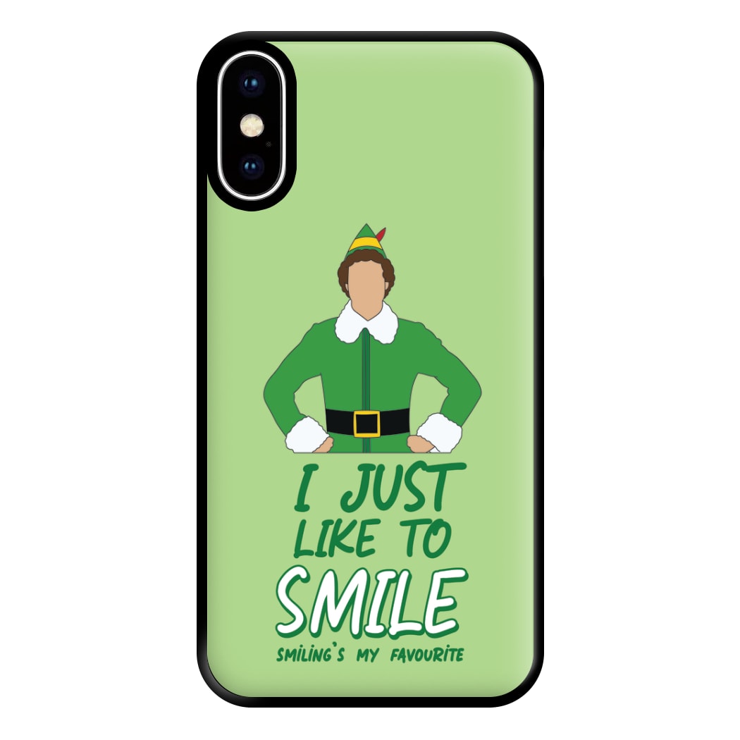 I Just Like To Smile Phone Case for iPhone XS Max