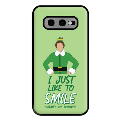 I Just Like To Smile Phone Case for Galaxy S10e