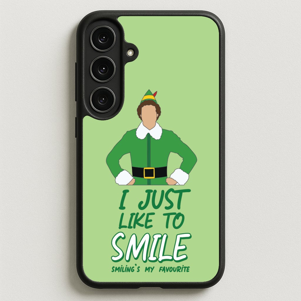 I Just Like To Smile Phone Case for Galaxy S25FE