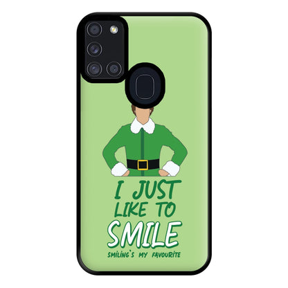 I Just Like To Smile Phone Case for Galaxy A21s