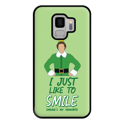 I Just Like To Smile Phone Case for Galaxy S9 Plus