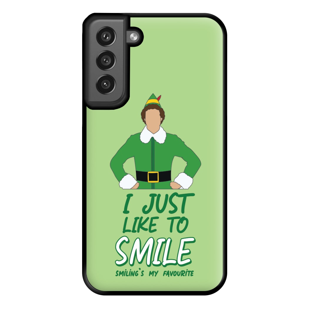 I Just Like To Smile Phone Case for Galaxy S21FE