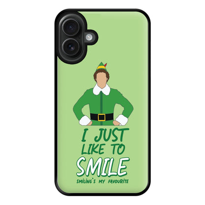 I Just Like To Smile Phone Case for iPhone 16 Plus