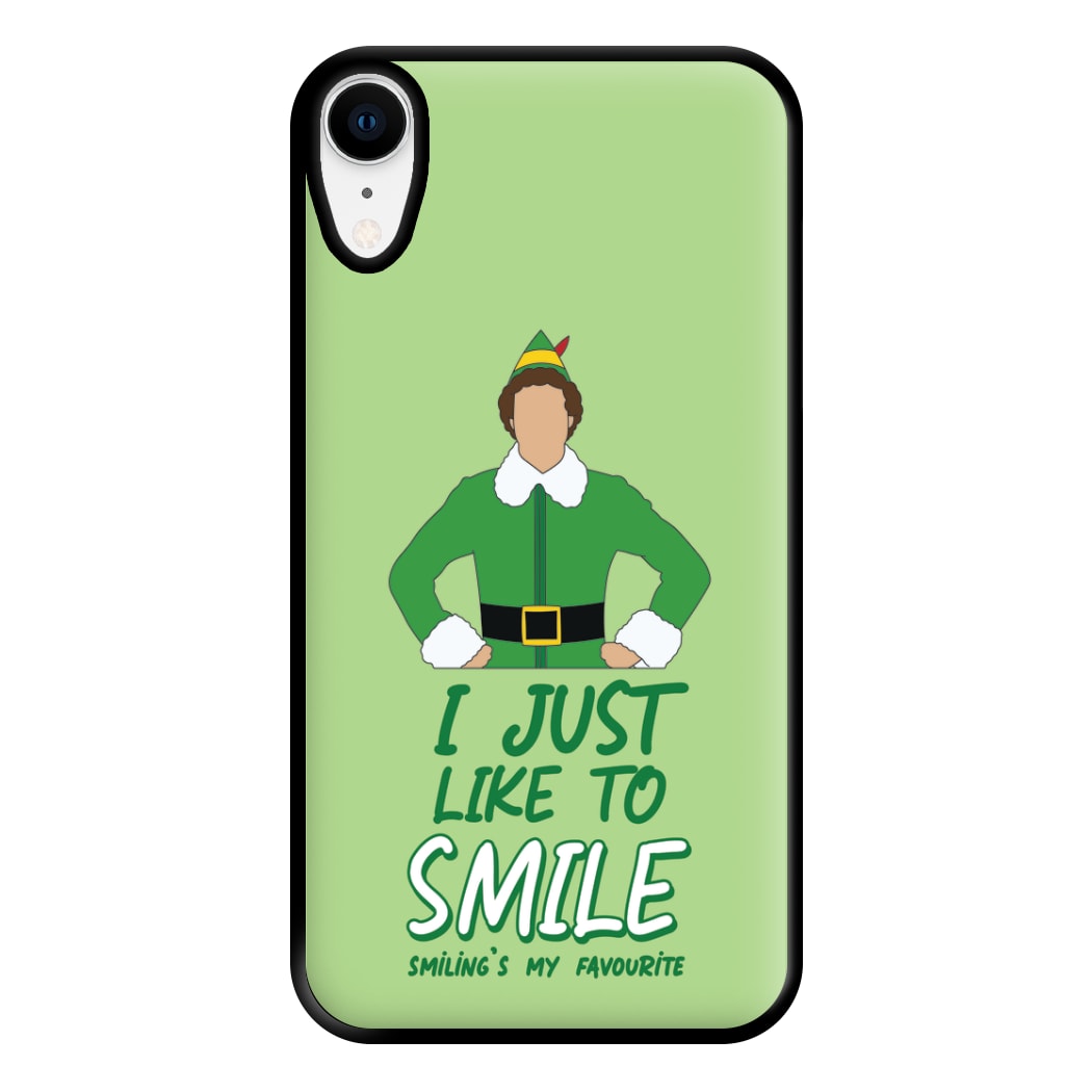 I Just Like To Smile Phone Case for iPhone XR