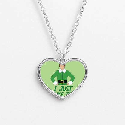 I Just Like To Smile Heart Necklace