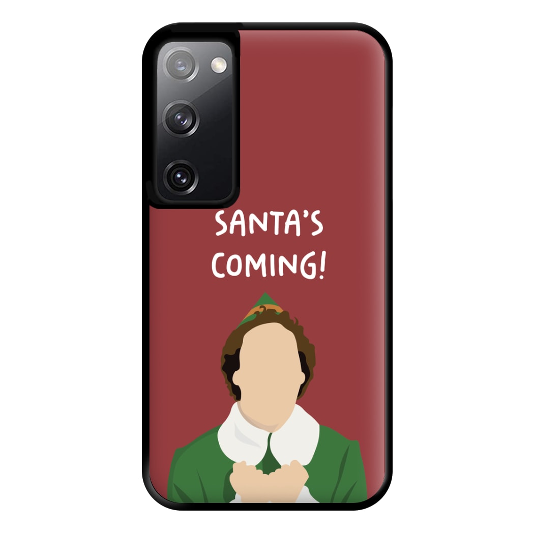 Santa's Coming! - Elf Phone Case for Galaxy S20