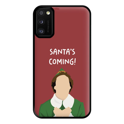 Santa's Coming! - Elf Phone Case for Galaxy A41