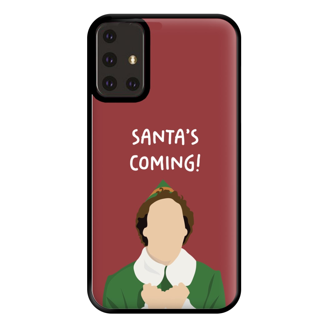 Santa's Coming! - Elf Phone Case for Galaxy A71