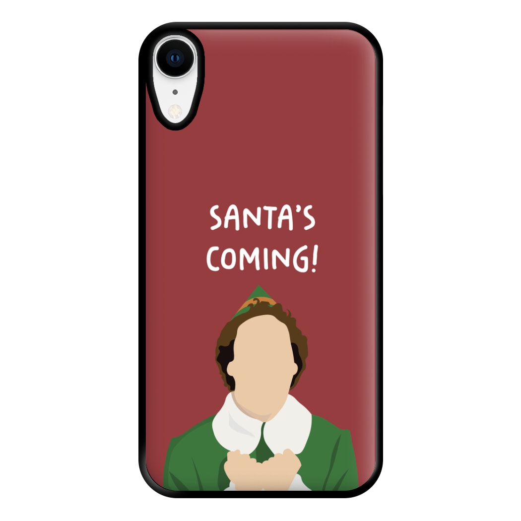 Santa's Coming! - Elf Phone Case for iPhone XR