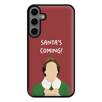 Santa's Coming! - Elf Phone Case for Galaxy S23FE