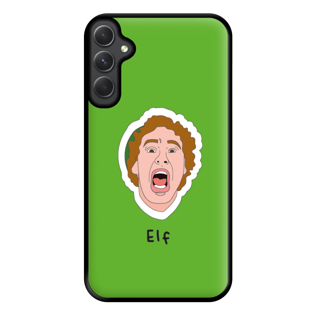 Scream Face - Elf Phone Case for Galaxy A34