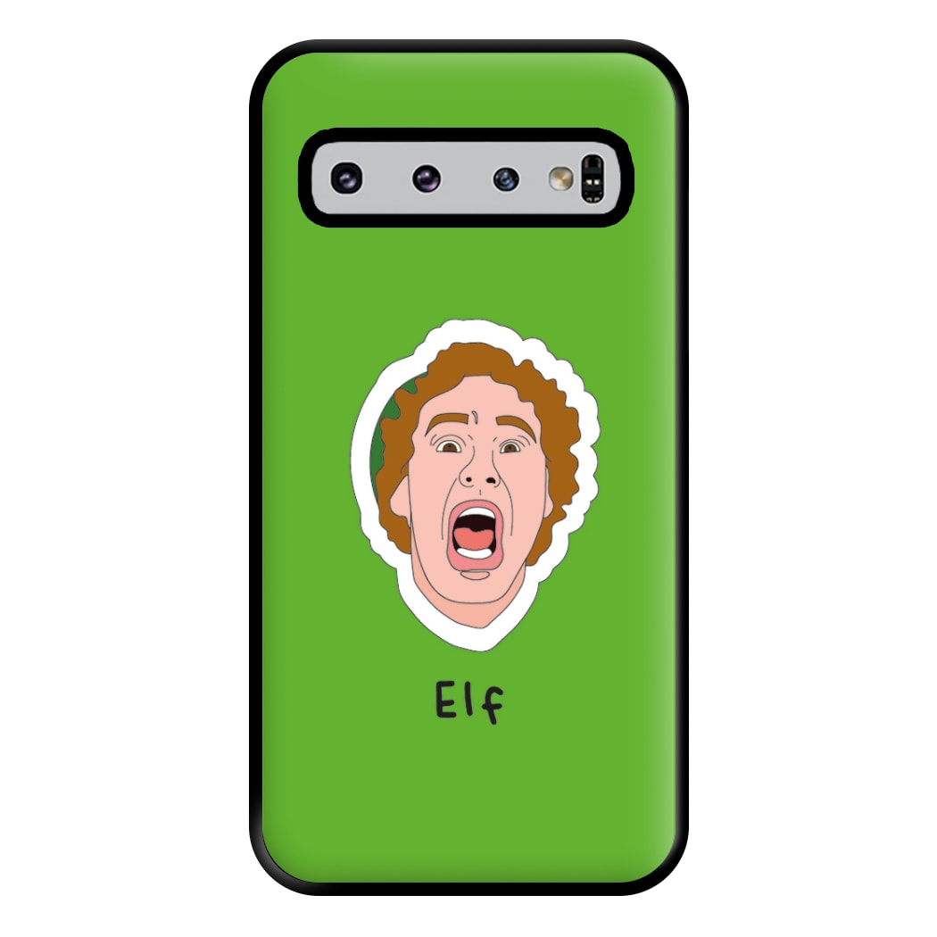 Scream Face - Elf Phone Case for Galaxy S10 Plus