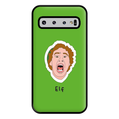 Scream Face - Elf Phone Case for Galaxy S10 Plus