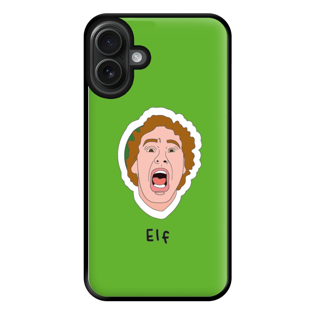 Scream Face - Elf Phone Case for iPhone 16 Plus