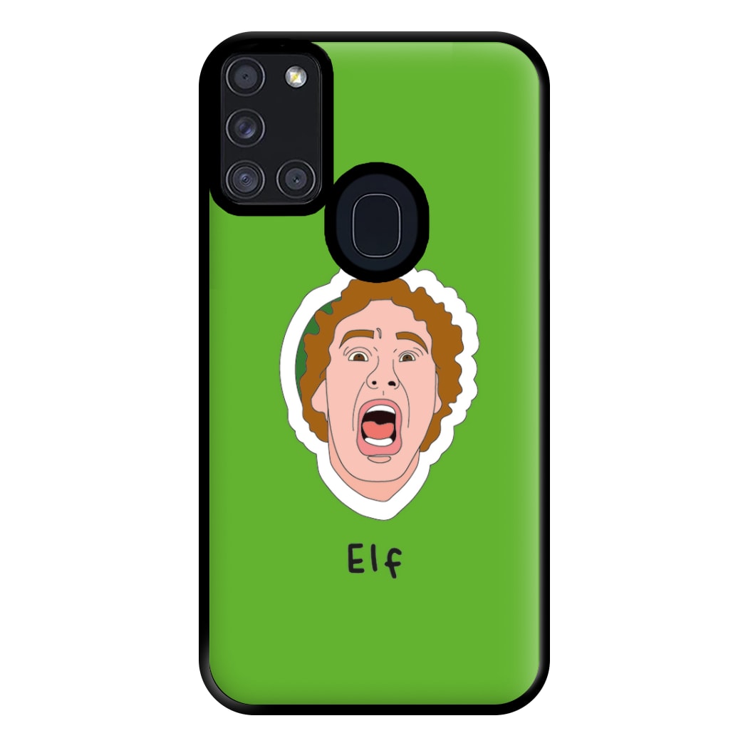 Scream Face - Elf Phone Case for Galaxy A21s