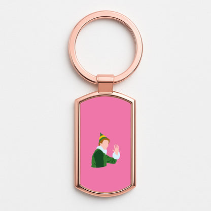 Wave - Elf Rose Gold Keyring