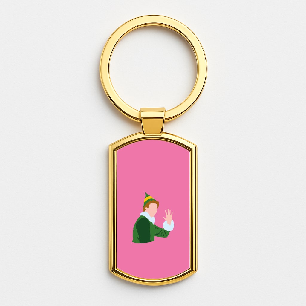 Wave - Elf Gold Keyring