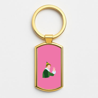 Wave - Elf Gold Keyring
