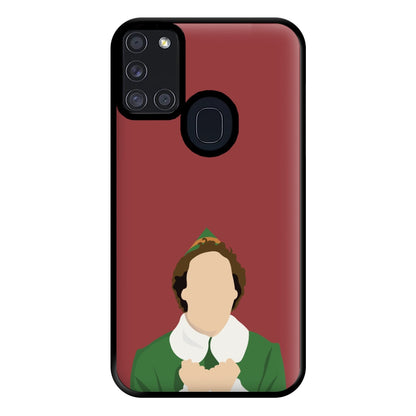 Happy Buddy - Elf Phone Case for Galaxy A21s