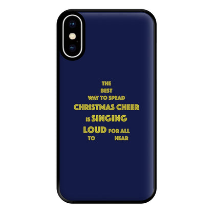 Christmas Cheer - Elf Phone Case for iPhone XS Max