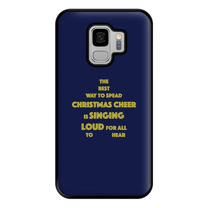 Christmas Cheer - Elf Phone Case for Galaxy S9 Plus