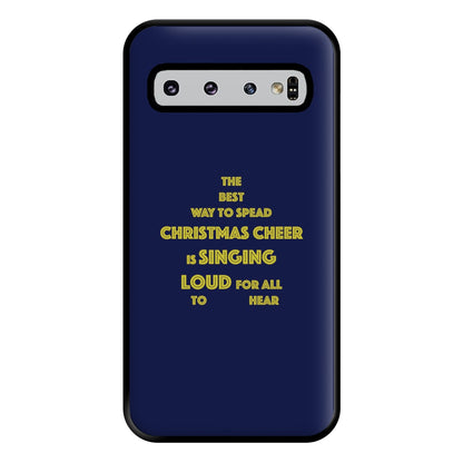 Christmas Cheer - Elf Phone Case for Galaxy S10 Plus