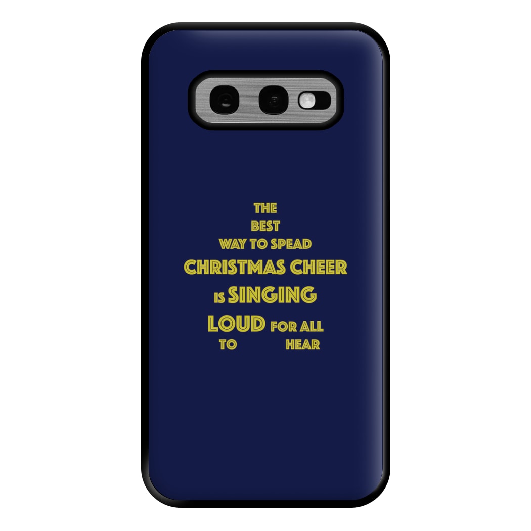 Christmas Cheer - Elf Phone Case for Galaxy S10e