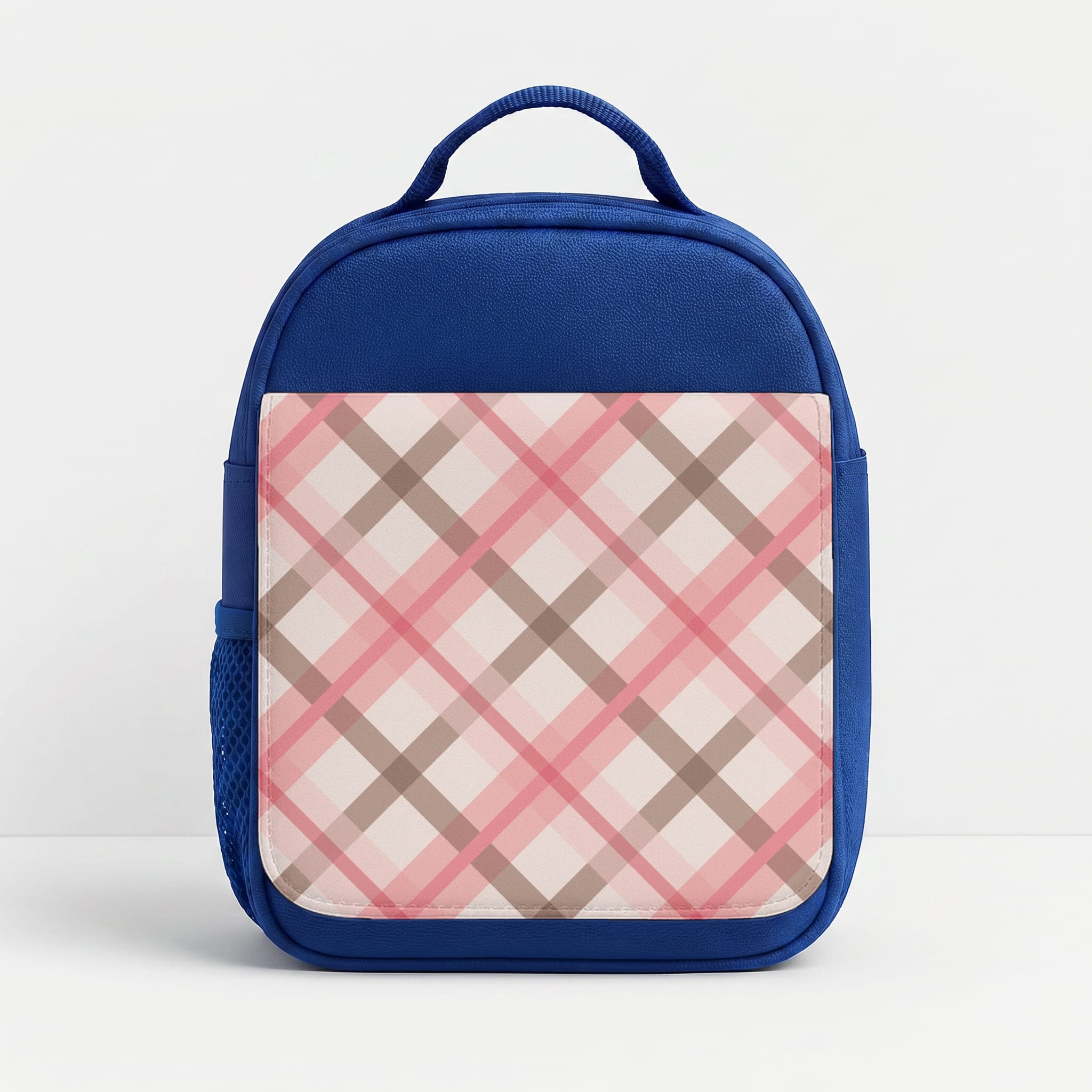 Law-Prep Plaid Lunchbox - Blue