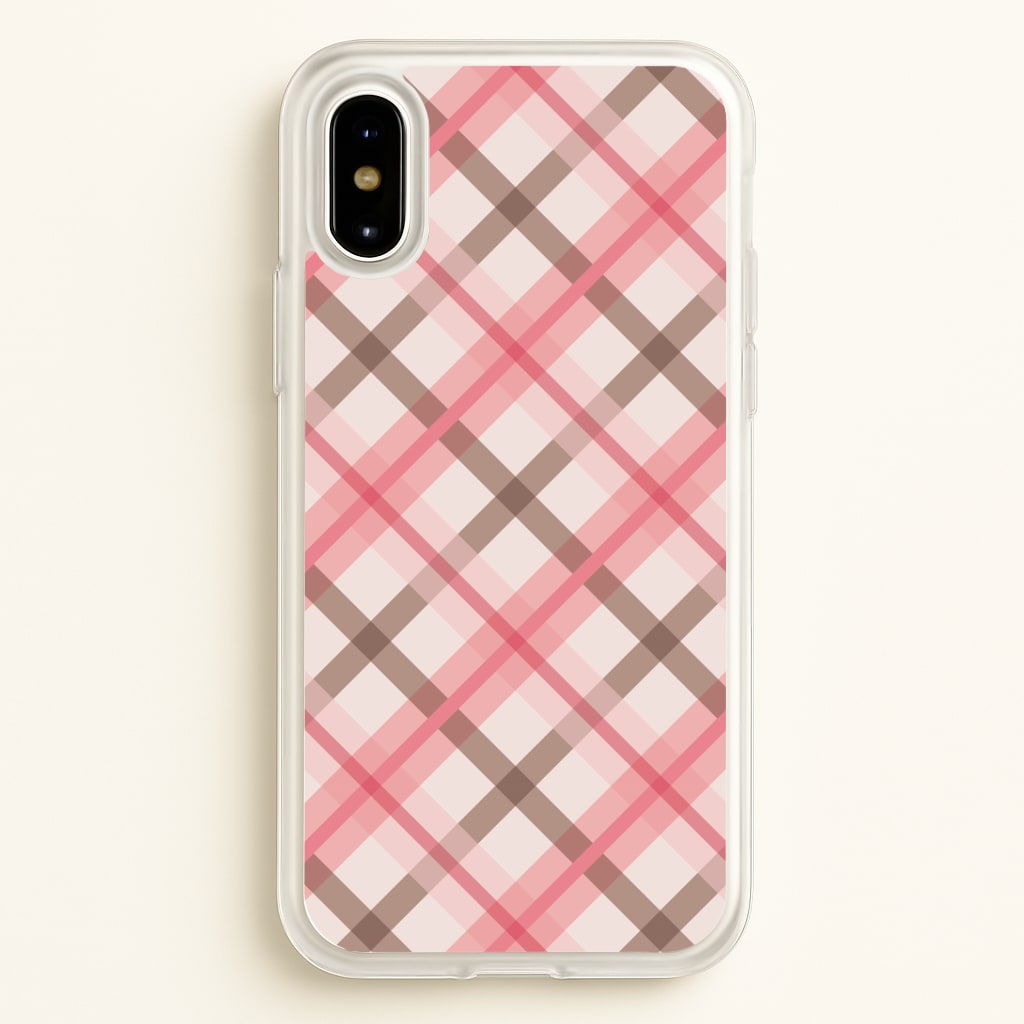 Law-Prep Plaid Phone Case - iPhone X / XS