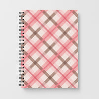 Law-Prep Plaid Notebook