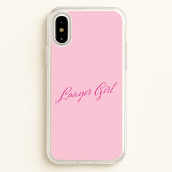 Lawyer Girl Phone Case - iPhone X / XS