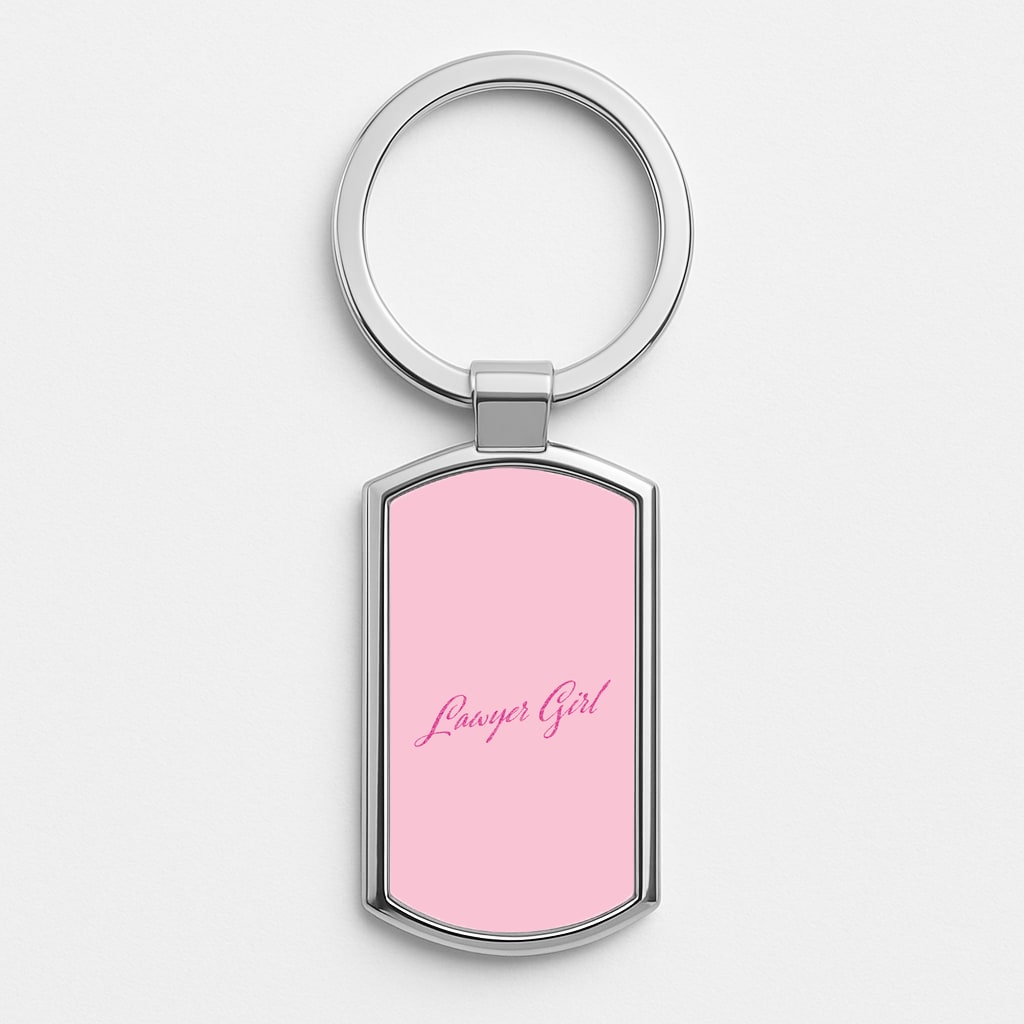 Silver Metal Keyring