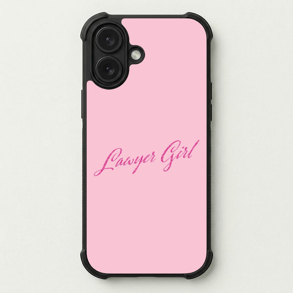 Lawyer Girl Phone Case — Bumper case