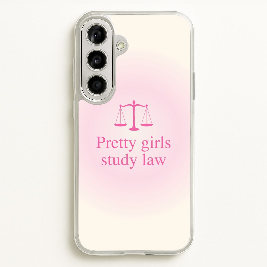Pretty Girls Study Law Phone Case - Galaxy A56