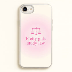 Pretty Girls Study Law Phone Case - iPhone 6 / 7 / 8 / SE