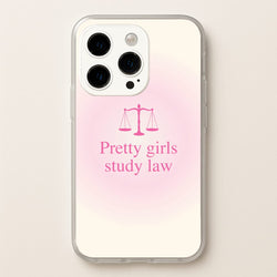 Pretty Girls Study Law Phone Case - iPhone 14 Pro Max