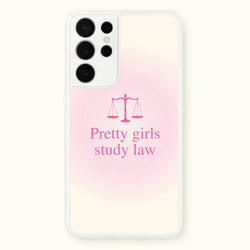 Pretty Girls Study Law Phone Case - Galaxy S21 Ultra