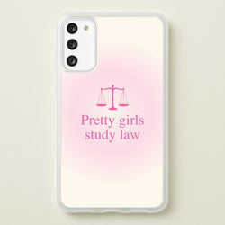 Pretty Girls Study Law Phone Case - Galaxy S20
