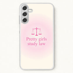 Pretty Girls Study Law Phone Case - Galaxy A26