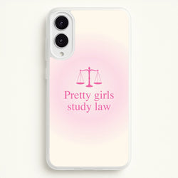 Pretty Girls Study Law Phone Case - Galaxy S25 Edge