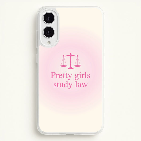 Pretty Girls Study Law Phone Case - Galaxy S25 Edge