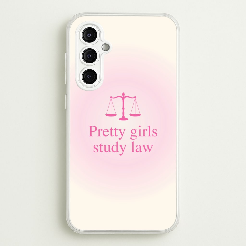 Pretty Girls Study Law Phone Case - Galaxy A14