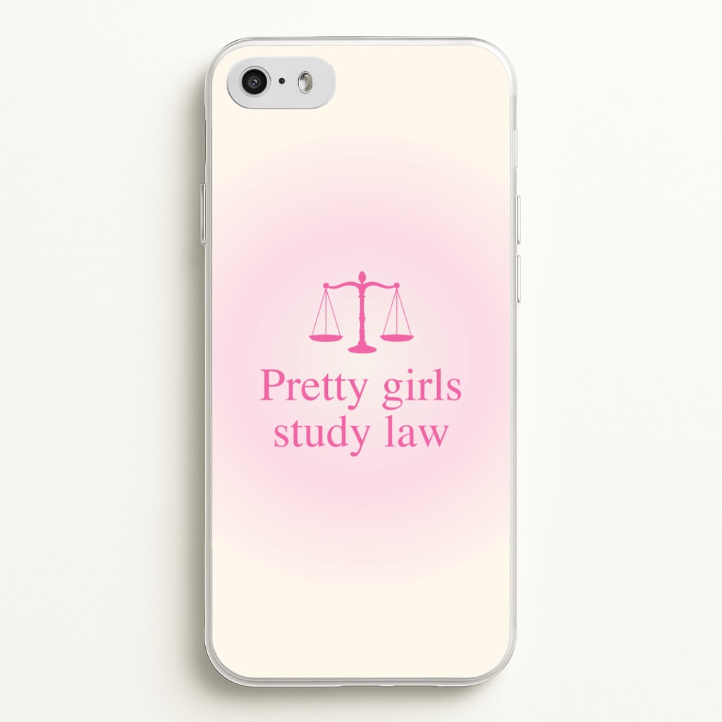 Pretty Girls Study Law Phone Case - iPhone 5 / 5s / SE 2016