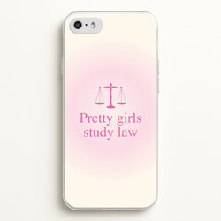 Pretty Girls Study Law Phone Case - iPhone 5 / 5s / SE 2016