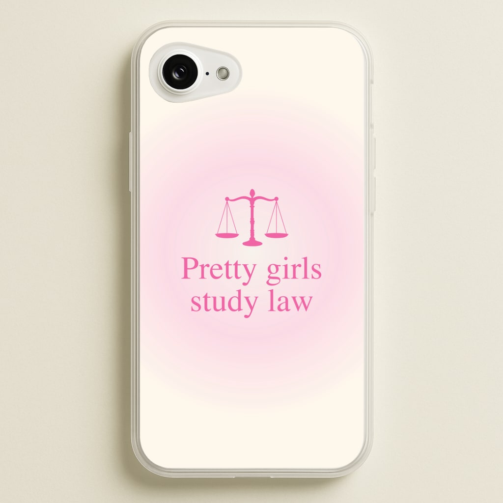 Pretty Girls Study Law Phone Case - iPhone 16e