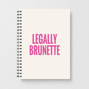 Legally Brunette Notebook 1