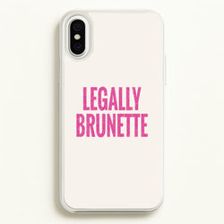 Legally Brunette Phone Case - iPhone XS Max